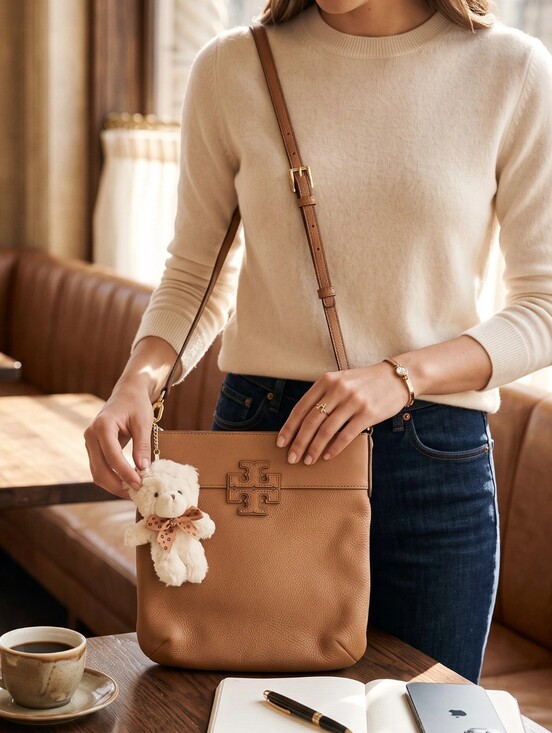 Tory Burch Handbags - Tory Burch Stacked "T" Swingpack Crossbody Bag